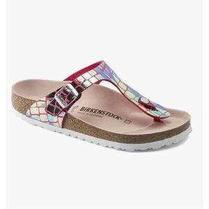 Birkenstock Gizeh sandals NEW sz 43 N Raspberry Gleam Gator